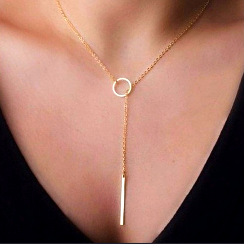 Boho Dainty Lariat bar adjustable necklace..NWT
